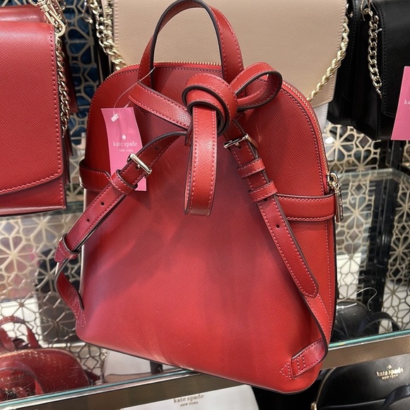 Kate Spade Staci Dome Backpack 
Red Currant - Picture 10 of 16